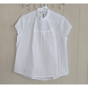 NEW Harshman White Sabina Blouse NWT Size Small